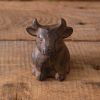 Rustic Mini Tabletop Bull