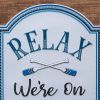 Lake Time Wall Sign