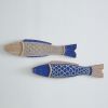 Set of Two Fish Wood Wall Decor