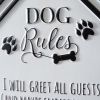 Dog Rules Wall Sign