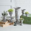Metal Trumpet Vase