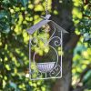 Stone Gardens Hanging Bird Feeder with Awning