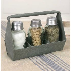 Toolbox Salt Pepper and Toothpick Caddy