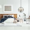 5 Light Brass Rustic Industrial Rotating Metal Chandelier