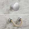 Farmhouse Nautical 3 Drawer Rope Handle Baby Changing Table in Washed Pine