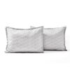 Full/Queen Blue Grey Birds On Wire Lightweight 7 PCS Quilt Set