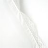 King size White 5-Piece Lightweight Polyester Comforter Set with Lace Trim