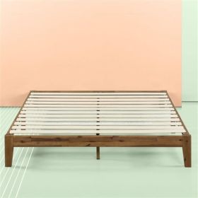 King Simple Modern Solid Wood Platform Bed Frame - 700 lb. Weight Capacity