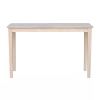Unfinished Solid Wood 4-ft. Farmhouse Console Sofa Table