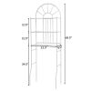 Over Toilet Bathroom Space Saving Storage Shelving Unit in White Metal Finish