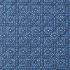 Twin Size Blue White Dots and Stripes 100-Percent Cotton Reversible Quilt Set