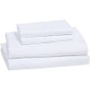 Twin 3-Piece Egyptian 100-Percent Cotton 1000 Thread Count Sheet Set - White