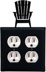 Adirondack - Double Outlet Cover
