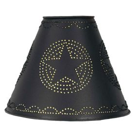 4X10X8 Star Punched Tin Shade (Option: Black)