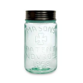 Mason Jar With Lid (size: Pint)
