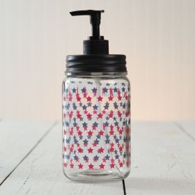 Soap Dispenser (Style: Patriotic Stars)
