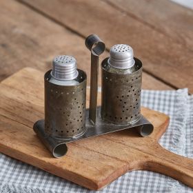 Salt and Pepper Caddy (Style: Punched Star)
