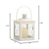 White Lantern - Decorative Candle Holder for Home Decor and Events