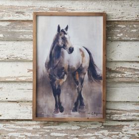 Canvas Print Horse Wall Art (Action: Horse)
