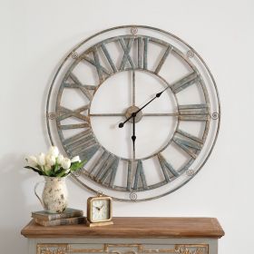 Farmhouse Wall Clock (Style: Denim)