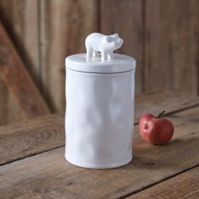Piglet Decor Dish (Dish: Large Canister)
