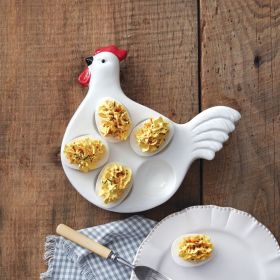 Rooster Decor Dish (Dish: Deviled Egg Platter)