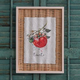Framed Basket Art (Food: Tomato)