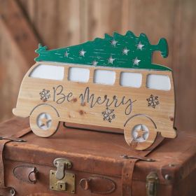 Tabletop Merry Christmas Decoration (Style: Camper Van)