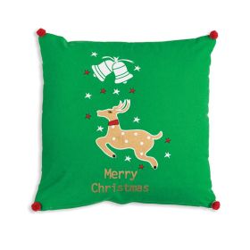 Holiday Accent/Throw Pillow (Style: Merry Christmas Reindeer)