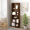 71-inch Tall 5-Shelf Bookcase in Wood Finish