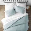 3 Piece Microfiber Farmhouse Coverlet Bedspread Set, King/California King