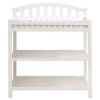 SF Home Baby Toddler Changing Table in Wood Finish with Changing Pad