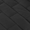 Modern Brick Stitch Microfiber Reversible Quilt Set in Black