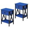 Set of 2 - 1 Drawer Nightstand