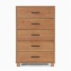 Modern Farmhouse Solid Wood 5 Drawer Bedroom Chest