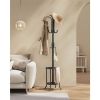 Heavy Duty Metal Coat Rack with Umbrella Holder