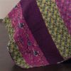 Vibrant Purple Yellow Boho Floral Reversible Lightweight Quilt Set