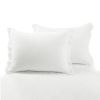 White 5-Piece Lightweight Comforter Set with Lace Trim