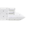 Coastal Beach Starfish White Navy Red 100-Percent Cotton Sheet Set