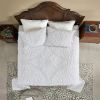 Full Size 100-Percent Cotton Chenille 3-Piece Coverlet Bedspread Set