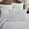 Full Size 100-Percent Cotton Chenille 3-Piece Coverlet Bedspread Set