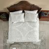 Full Size 100-Percent Cotton Chenille 3-Piece Coverlet Bedspread Set