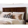 Traditional Style Headboard in Walnut Wood Finish