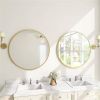 Round 30-inch Circular Bathroom Wall Mirror