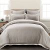 Full/Queen French Country 5-Piece Lightweight Comforter Set w/ Lace Trim