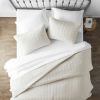 3 Piece Microfiber Farmhouse Coverlet Bedspread Set, Full/Queen