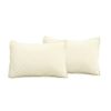 Lightweight Cotton Linen Ivory Textured Reversible 3-Piece Quilt Set