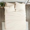 Ivory Beige Wrinkle Resistant Microfiber/Polyester Sheet Set