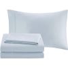 12-piece Reversible Cotton Comforter Set in Brown and Blue