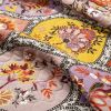 Boho Floral Lightweight Cotton Orange Mauve 3-Piece Quilt Set